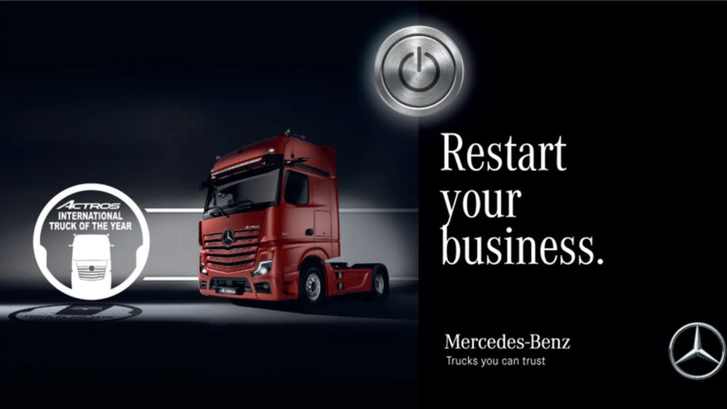 Compania Mercedes-Benz Trucks & Buses a lansat două campanii promoționale pentru  cei care vor să cumpere camioane