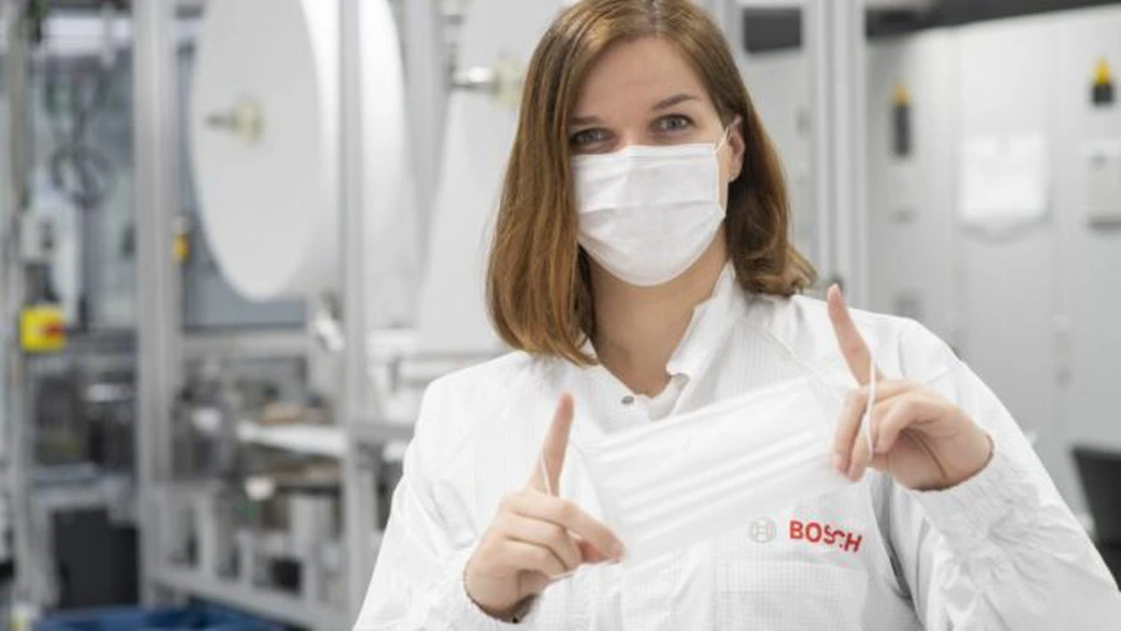 Bosch a pus în funcțiune în Germania o linie de producție pentru măști de protecție