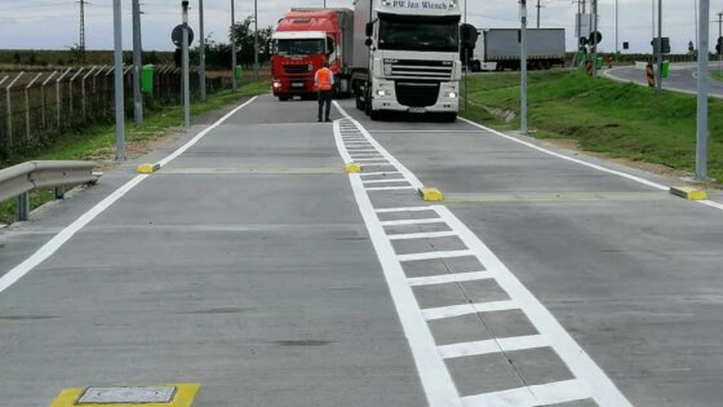 CNAIR a montat la punctul de trecere a frontierei de la Calafat primele sisteme de cântărire moderne a vehiculelor rutiere