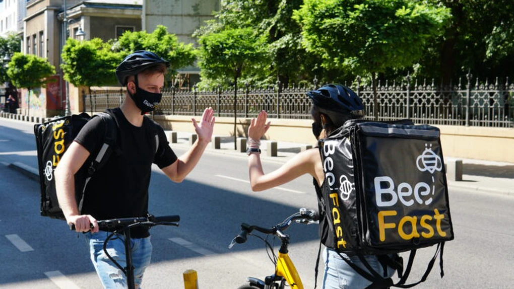 BeeFast, startup de curierat rapid pe bicicletă, a obţinut afaceri triple faţă de estimările pentru 2020