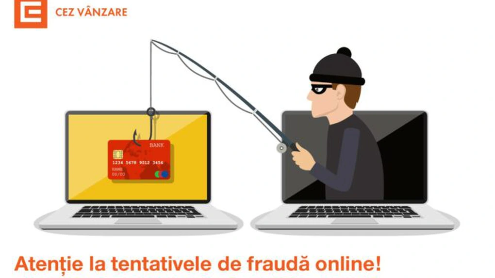 Compania CEZ Vânzare atrage atenția clienților săi asupra unei noi tentative de fraudă online