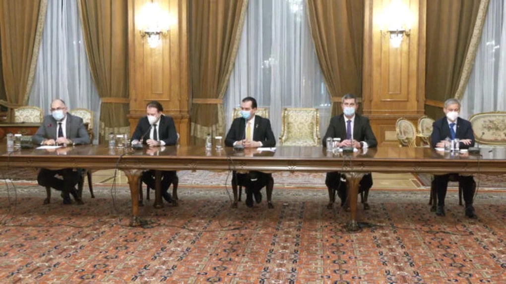 Liderii PNL, USR-Plus şi UDMR au semnat acordul de guvernare 2020 - 2024