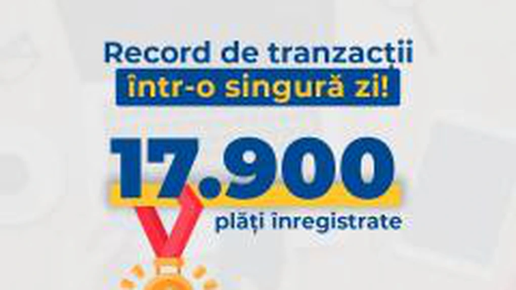 Un nou record de tranzacții pe Ghișeul.ro: 17.900 de plăți realizate într-o singură zi