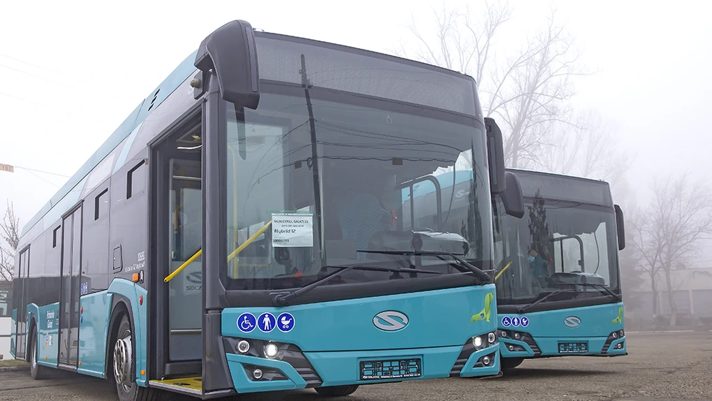La Galați au ajuns primele două autobuze hibrid, din cele 20 comandate