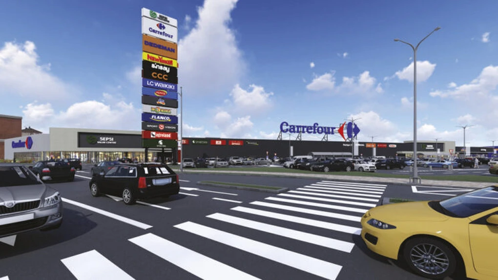 Primul mall și primul Carrefour din județul Covasna se deschid pe 18 martie