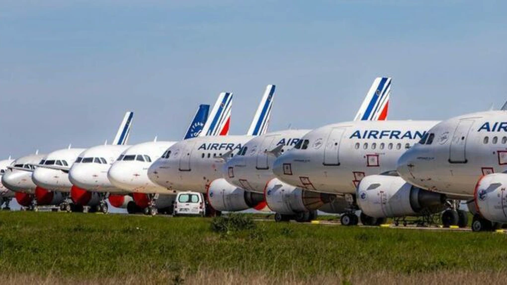 Franța interzice zborurile interne pe distanțe scurte. Efecte grave pentru Air France