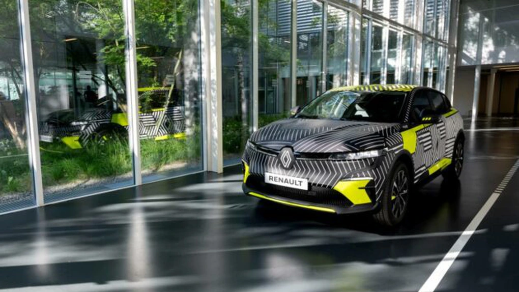 Renault anunță intrarea în teste a noului model electric MeganE