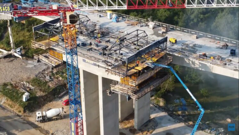 Drulă anunță că lotul 1 al Autostrăzii Piteşti-Sibiu va fi finalizat în avans, până acum fiind terminate 46% din lucrări