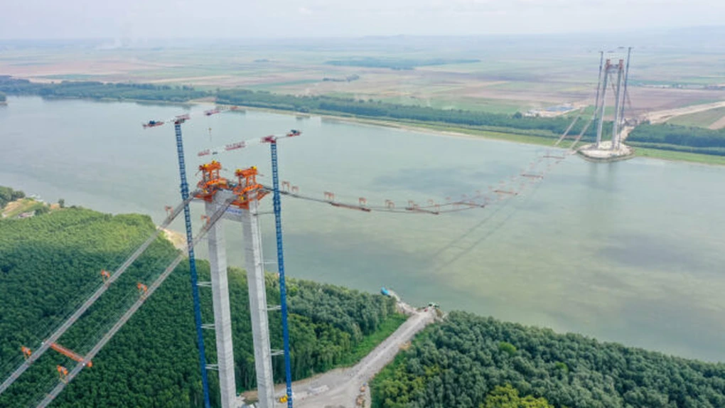 Drulă: Podul de la Brăila se va deschide la final de 2022, împreună cu 10 kilometri din drumurile de legătură