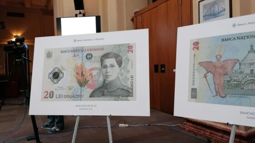 Banca Naţională a României pune de astăzi în circulaţie bancnota de 20 de lei