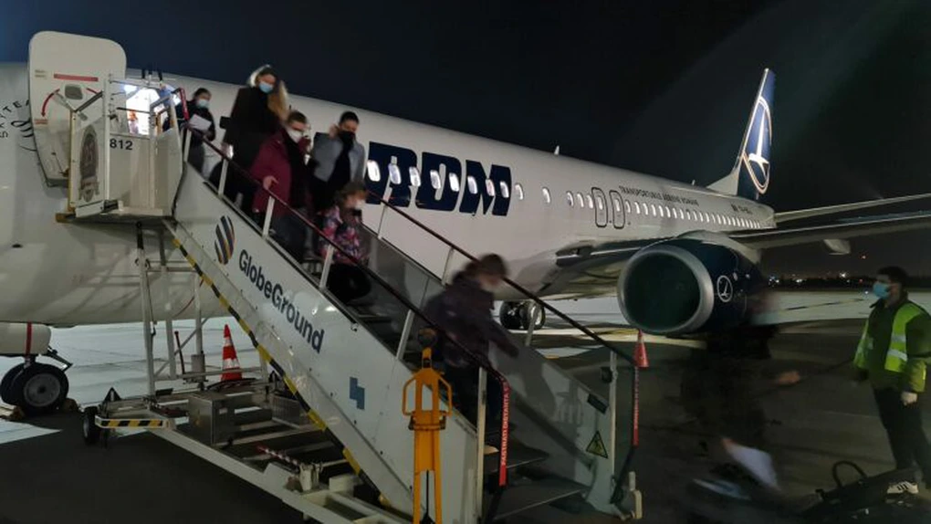 Update: Avionul de repatriere a românilor blocați în Maroc a ajuns cu bine la București