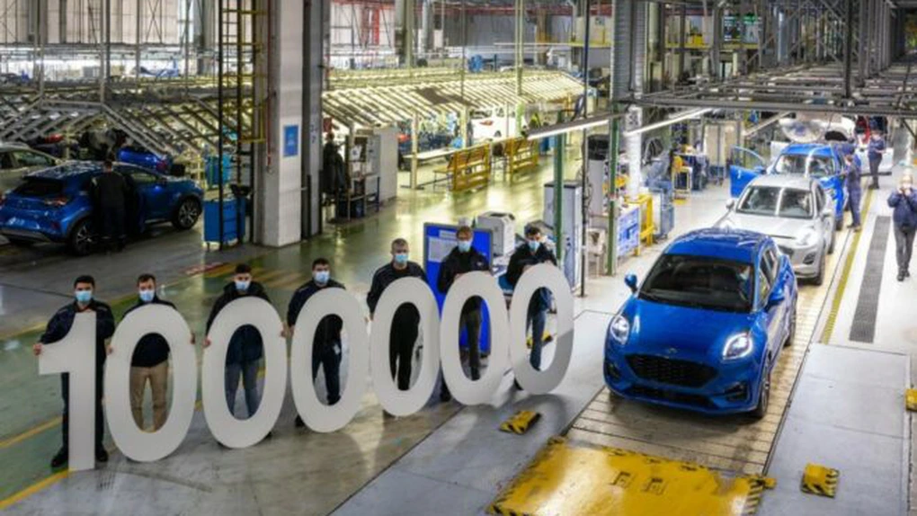 Ford a ajuns la un milion de vehicule produse în România VIDEO