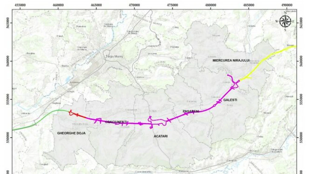 Autostrada A8 Târgu Mureș – Târgu Neamț: MTI a publicat indicatorii tehnico - economici pentru capete - 52 km, cost de peste 6 miliarde de lei