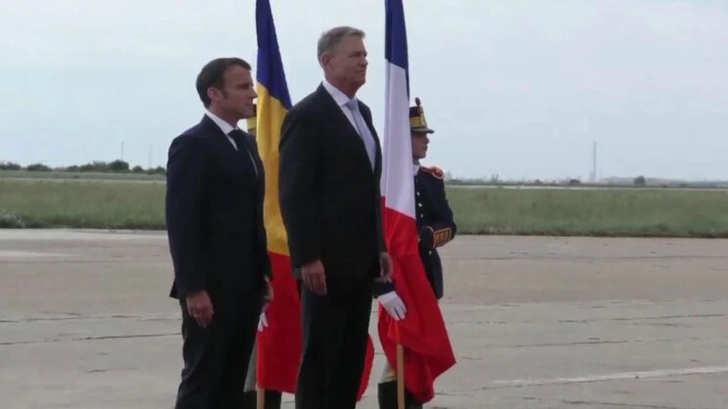 Macron a venit în România. Ce va discuta cu Klaus Iohannis