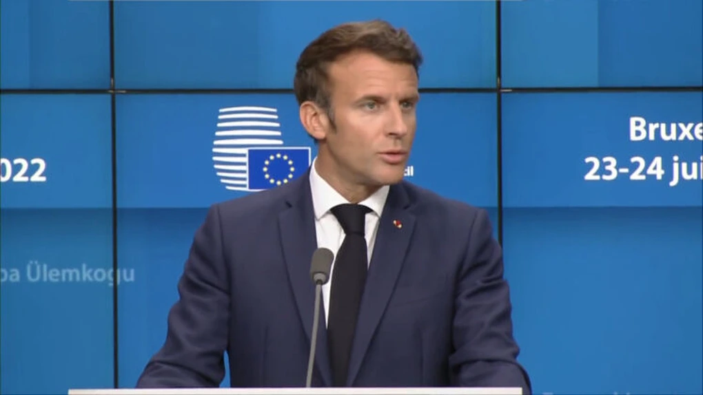 Macron a anunțat că prima reuniune a Comunităţii Politice Europene va avea loc în acest an, la Praga
