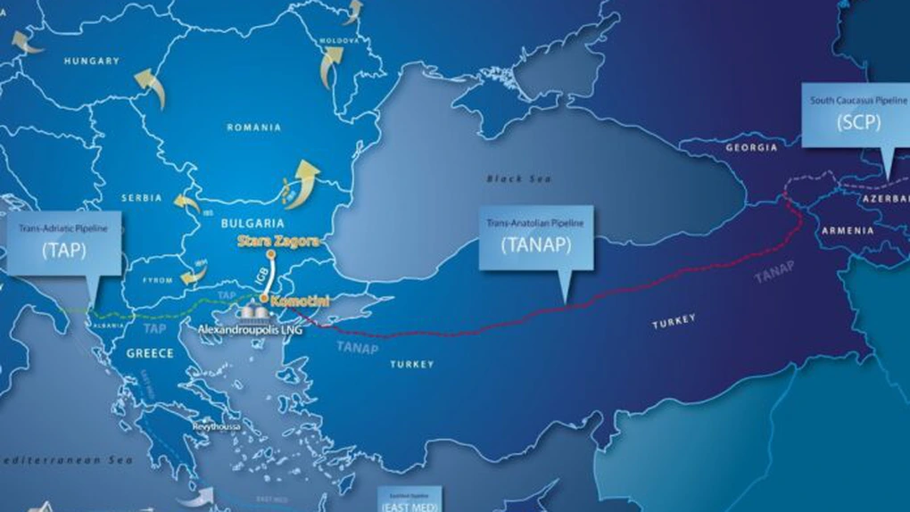 Interconectorul de gaze Bulgaria-Grecia va fi inaugurat vineri. România poate importa gaze din zona caspică. În teorie