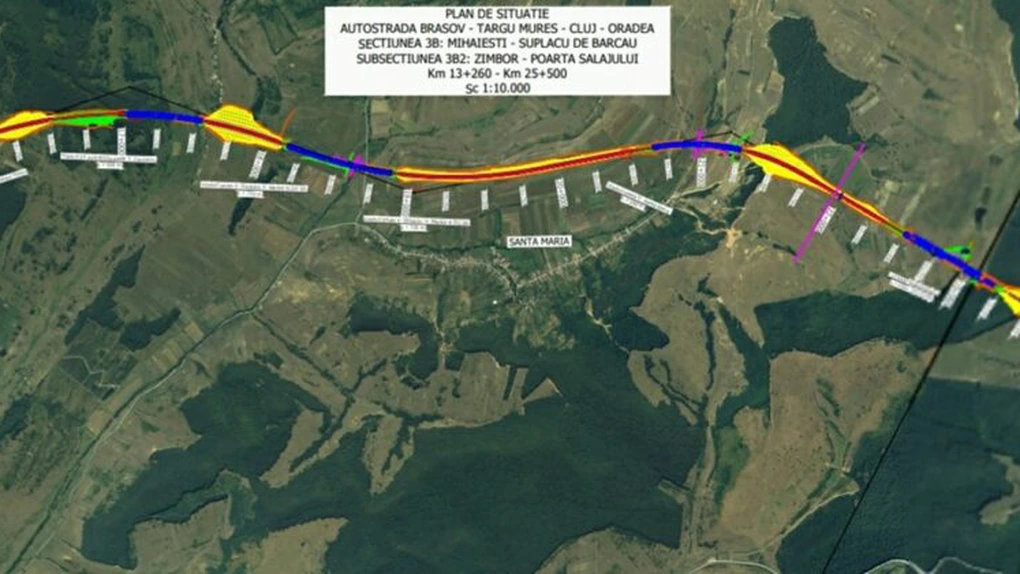 Autostrada Transilvania: Umbrărescu poate începe oficial lucrările pe secțiunea Zimbor - Poarta Sălajului