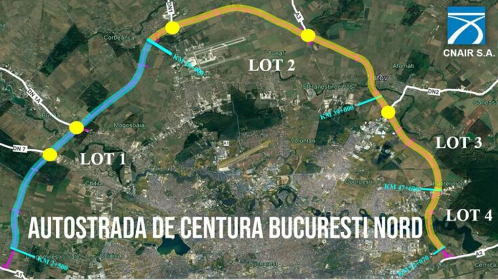 Autostrada Bucureștiului: Contestația grecilor de la Intrakat pentru lotul 1 din A0 Nord a fost admisă