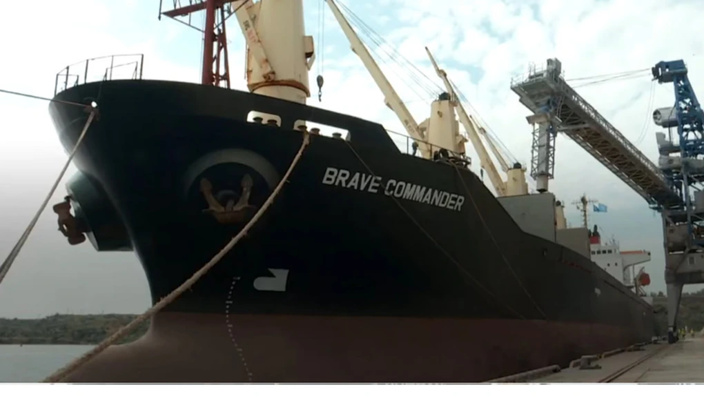 O navă sub pavilion ONU încărcată cu grâu a plecat din portul ucrainean Cernomorsk cu destinația Etiopia