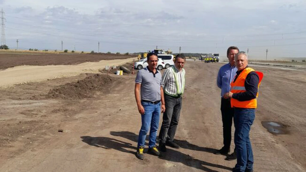 Autostrada Ploiești - Buzău: Constructorii români și bulgari au atacat toți cei 28 km ai primului șantier deschis din A7 - consilier Grindeanu