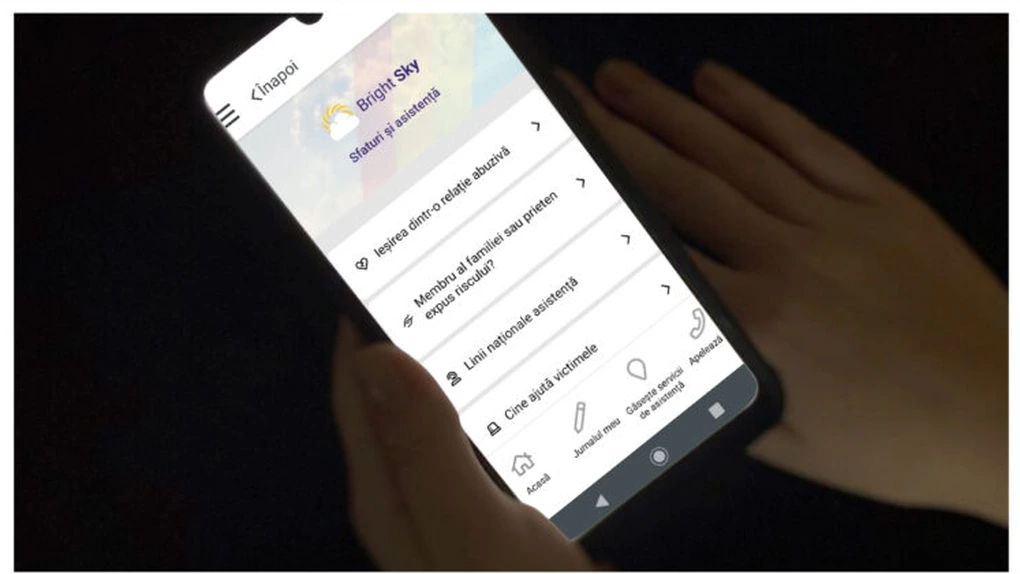 Bright Sky RO, aplicația mobilă care sprijină victimele violenței domestice, folosită de aproape 32.000 de ori din momentul lansării până în prezent