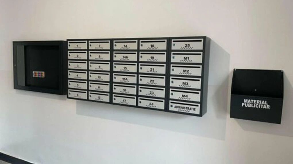Cutii poștale pentru interiorul scărilor de bloc, disponibile la Eurometal Box