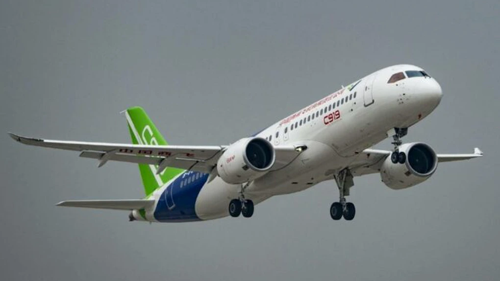 COMAC C919, rivalul chinezesc al Airbus A320neo și Boeing 737 MAX, începe zborurile comerciale
