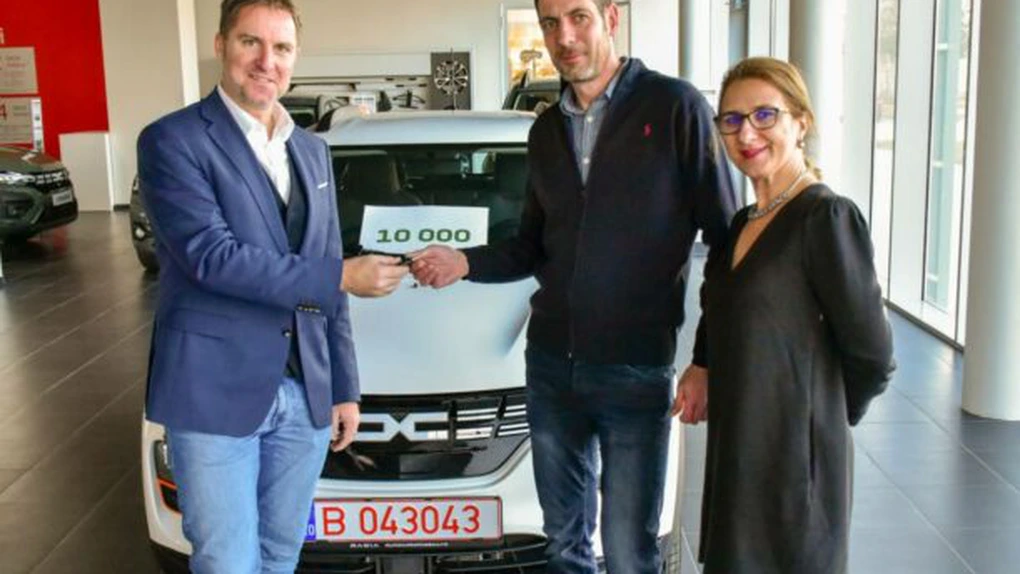 Dacia a livrat modelul Spring cu numărul 10.000 în România