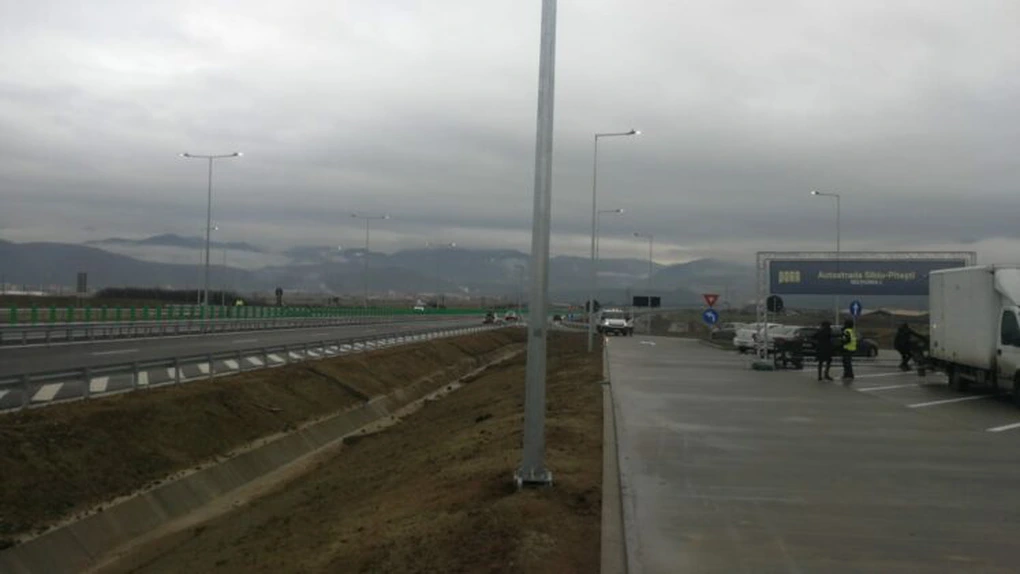 Primii kilometri din Autostrada Sibiu - Pitești au fost dați în trafic VIDEO Update