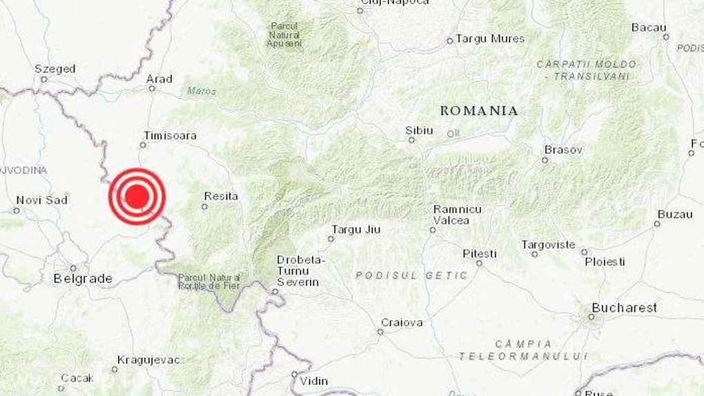 Un cutremur de 3,6 grade pe scara Richter a avut loc în Timiș