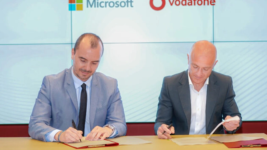 Vodafone şi Microsoft îşi unesc forțele pentru a accelera digitalizarea sectoarelor public şi privat din România