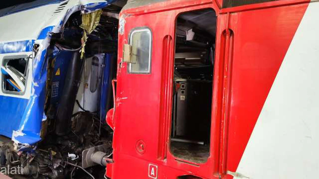 Accident feroviar la Galați: Acul ceasului vitezometrului locomotivei a rămas blocat la poziția 75 km/h