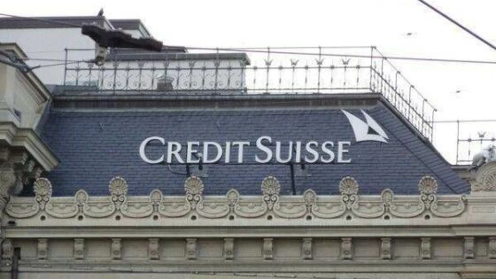 Acțiunile Credit Suisse și-au reluat astăzi scăderea, depreciindu-se cu 8%