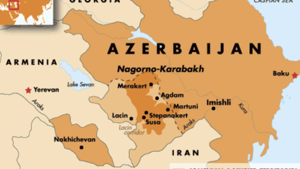 Mii de locuitori din Nagorno-Karabah încearcă să fugă din regiunea lor pentru a trece în Armenia
