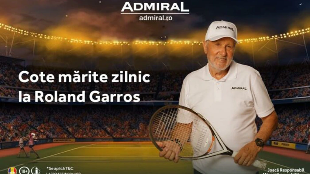 Pe admiral.ro ai cele mai bune cote la Grand Slam-ul Roland Garros! (P)