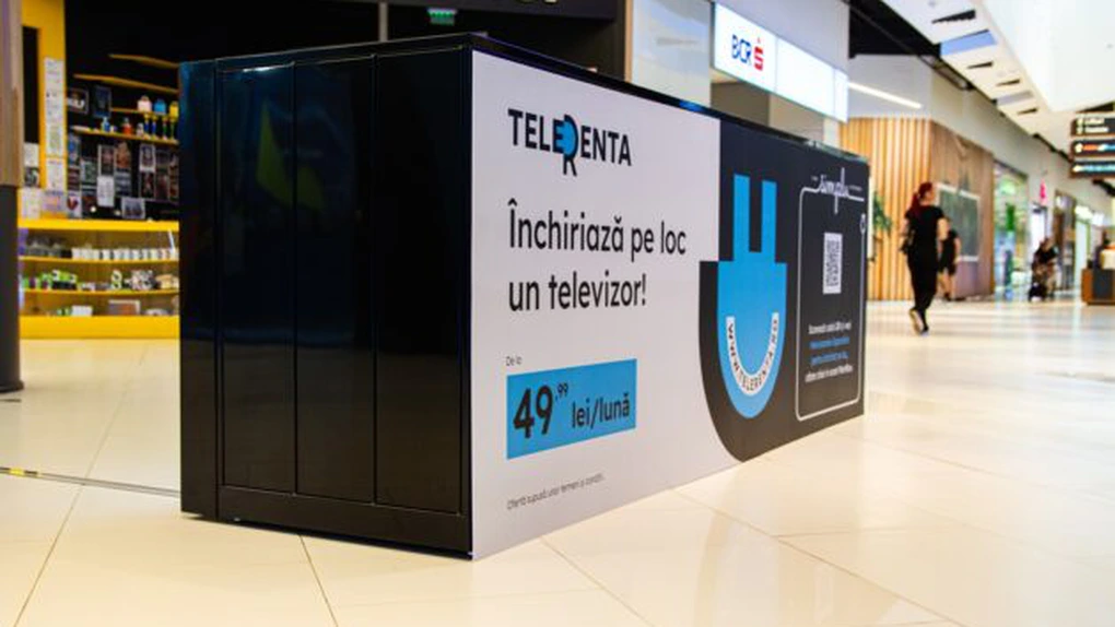 Un startup românesc lansează primul automat din lume ce permite închirierea de televizoare