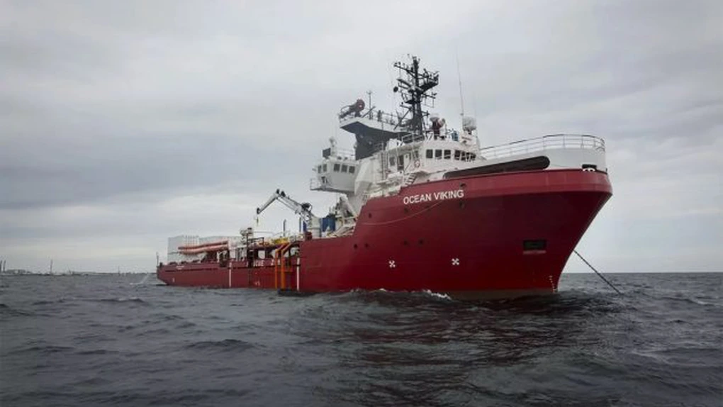 Peste 600 de persoane au fost salvate în ultimele 48 de ore de nava Ocean Viking, care patrulează în Marea Mediterană
