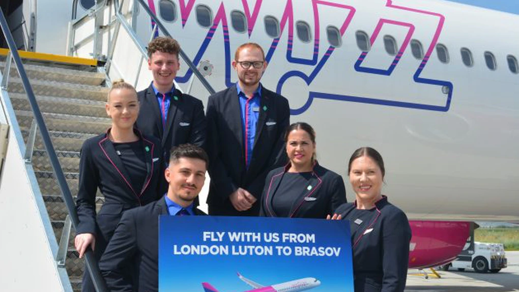 Wizz Air a început zborurile regulate de pe aeroportul din Brașov