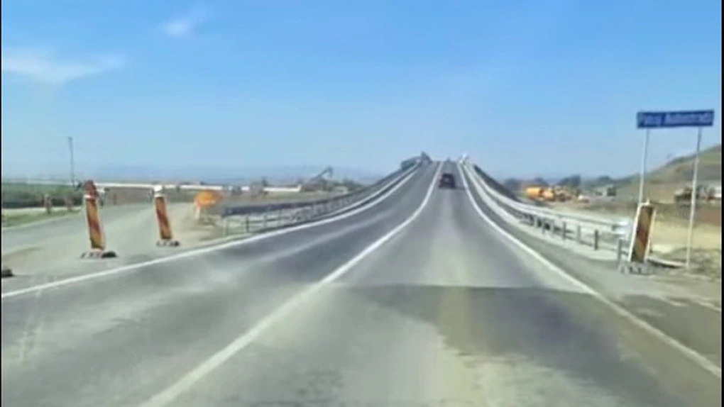 Autostrada Transilvania: A fost deschisă circulația pe pasajul de peste A3, pe DN15, construit de asocierea Strabag - Geiger VIDEO