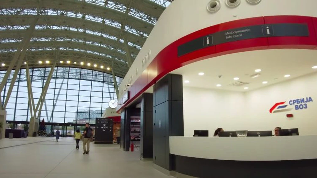 Gara principală din Belgrad, inaugurată după 46 de ani de la începerea primelor lucrări VIDEO