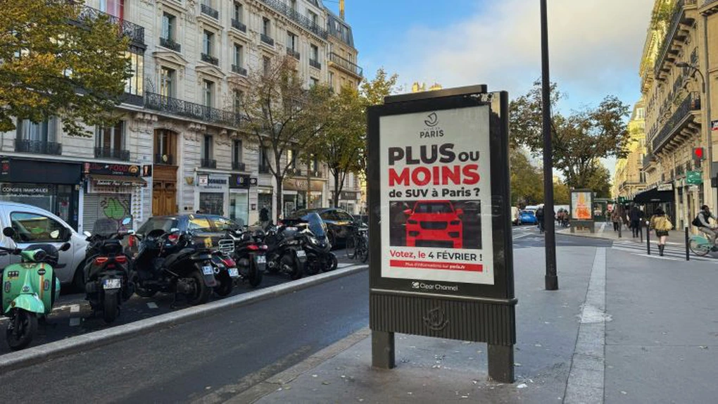 Parizienii sunt chemați la referendum ca să decidă dacă SUV-urile mari vor fi alungate din centrul orașului. Primăria vrea să crească taxele de parcare pentru aceste mașini