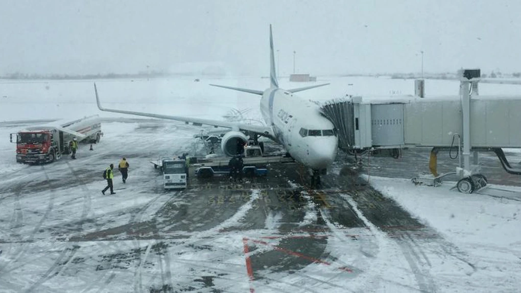 Aeroportul din München suspendă din nou zborurile din cauza ploii îngheţate şi a poleiului