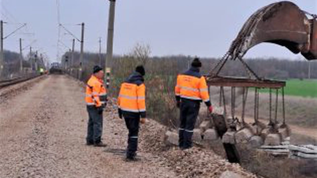 CFR investește aproape 20 de milioane de lei în lucrările de reparații ale căii ferate dintre stațiile Roşiori Nord şi Măldăeni