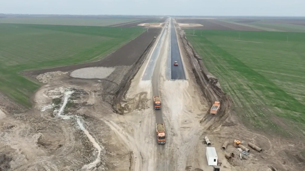 Autostrada A7 Buzău - Focșani: Imagini noi cu tronsonul 2, realizat 29%
