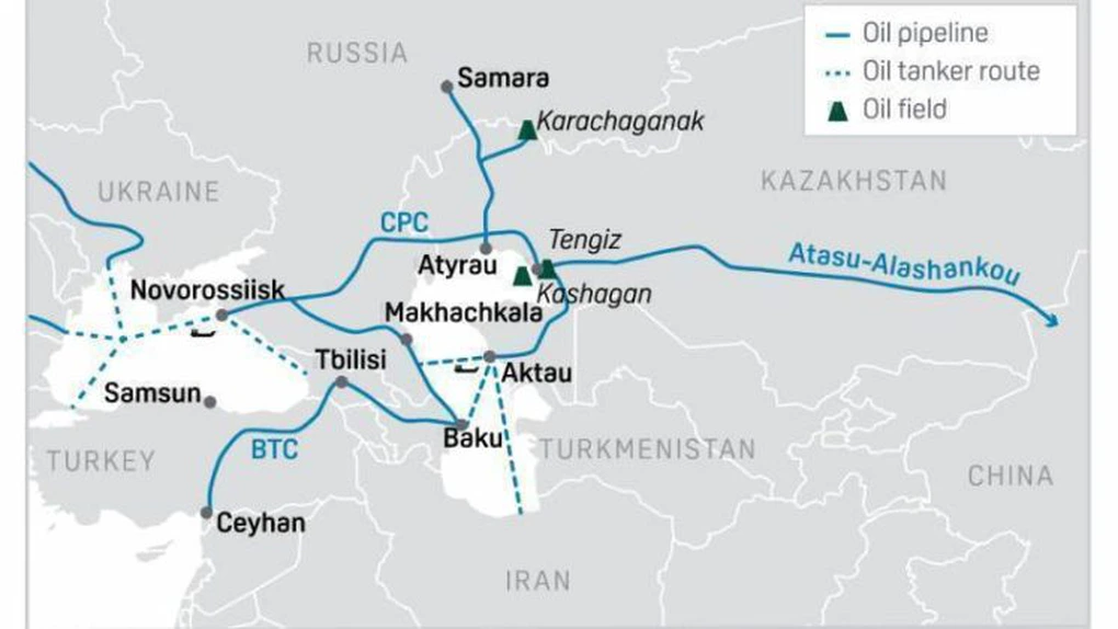 Acord între KazMunayGas și SOCAR, pentru creșterea tranzitului de țiței kazah prin Azerbaidjan