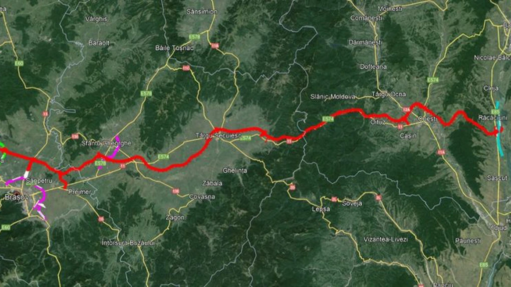 Autostrada A13 Brașov - Bacău: A fost semnat contractul pentru finalizarea studiului de fezabilitate