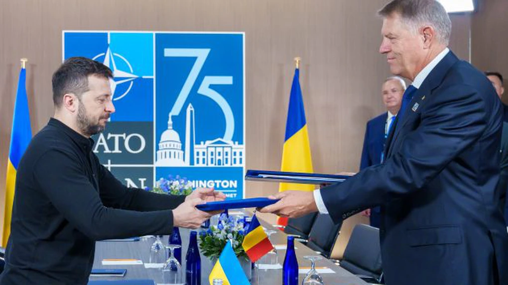 Președintele Iohannis a semnat acordul bilateral de securitate cu Ucraina