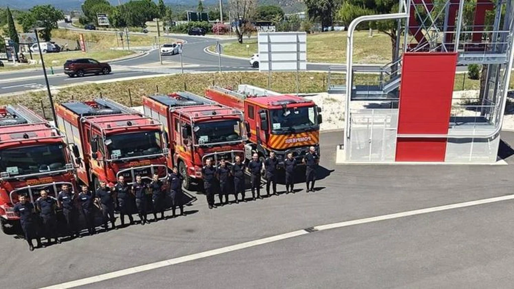 România schimbă pompierii detașați în Franța pentru stingerea incendiilor de vegetație