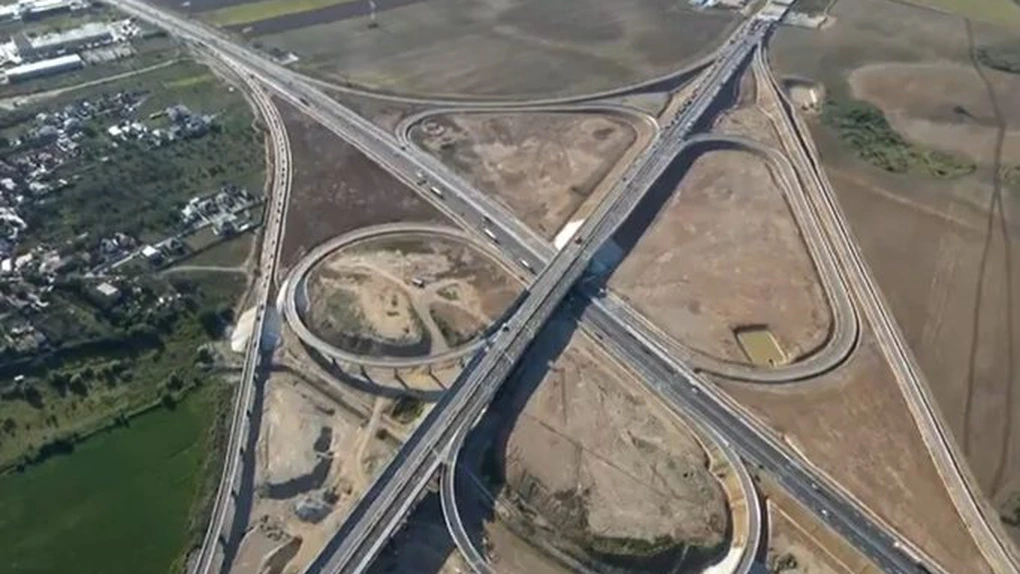 Autostrada Bucureștiului A0: A fost deschisă circulația pe ultimii 10 km ai lotului 1 Sud VIDEO