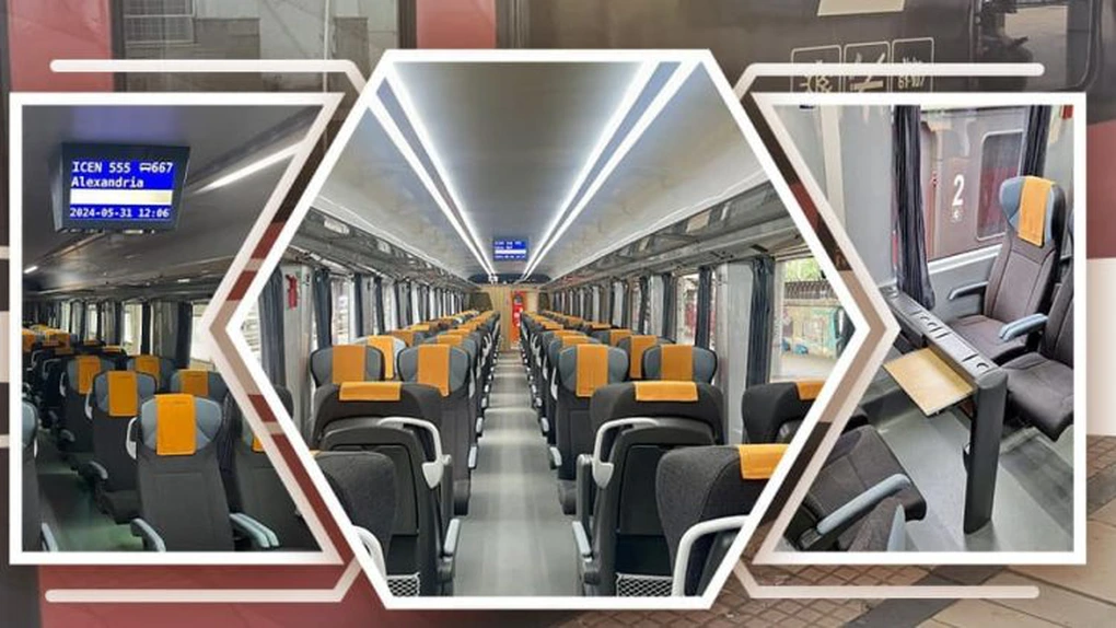 CFR Călători repune în circulație vagoane modernizate la Atelierele CFR Grivița, care prind 200 km/oră